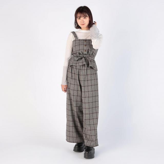 ビスチェｘワイドパンツセットアップ