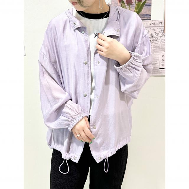 オーガンジーシアーマウンテンパーカー