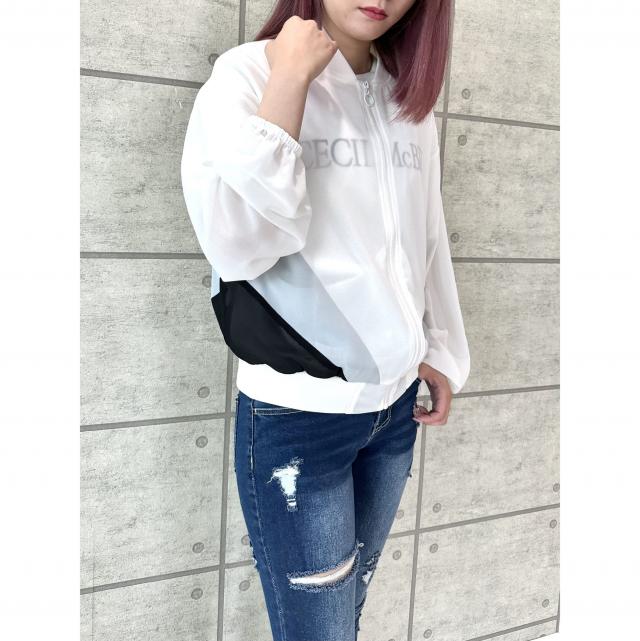 配色切替ブルゾン