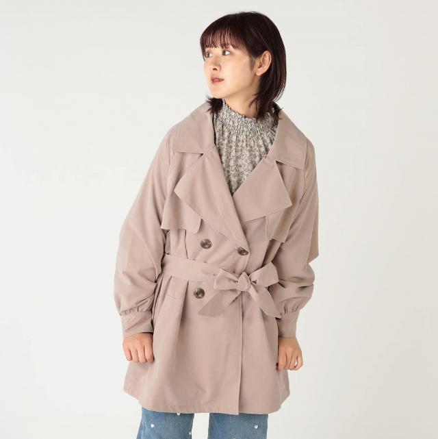ピーチトレンチコート