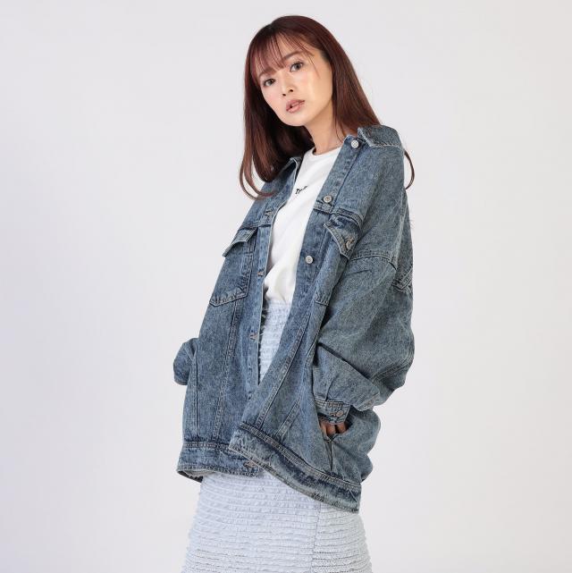 オーバーサイズデニムジャケット
