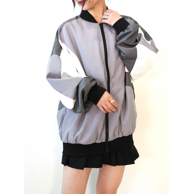 配色トラックジャケット