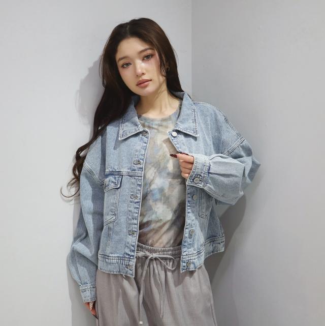 10.0ozデニムオーバーシルエットGジャン