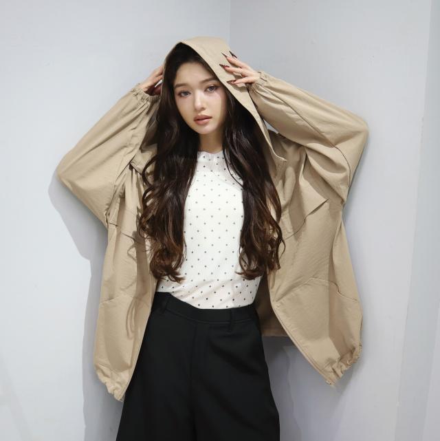 コットンライクフーディーブルゾン コットンライクフーディーブルゾン