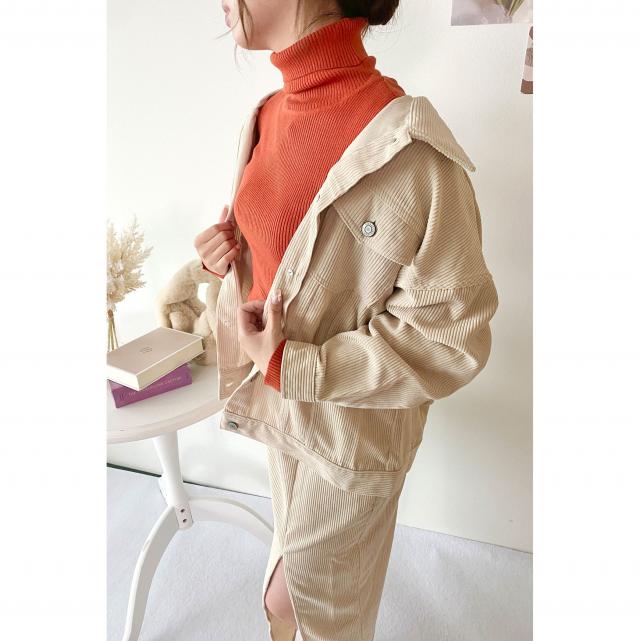 コーデュロイジャケットオーバーサイズジャケット