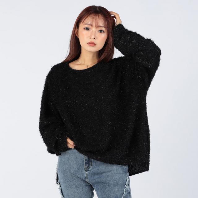 ラメシャギープルオーバー