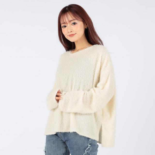 ラメシャギープルオーバー