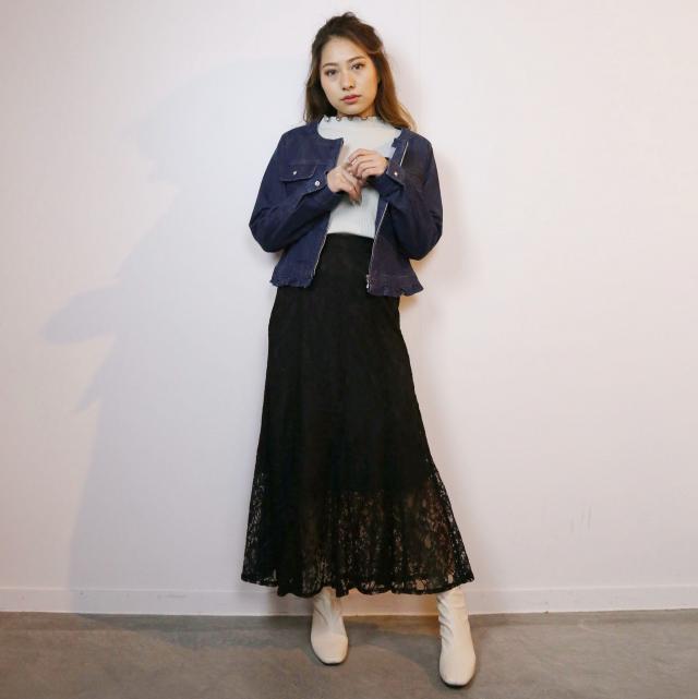 レースマーメイドスカート