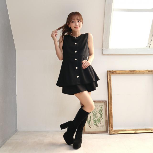 スエードポンチベストセットアップ