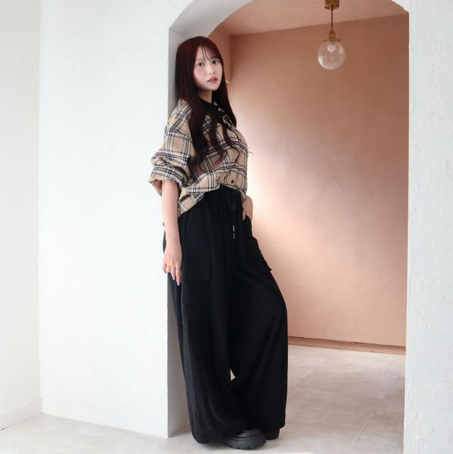 カットコールワイドカードパンツ カットコールワイドカードパンツ