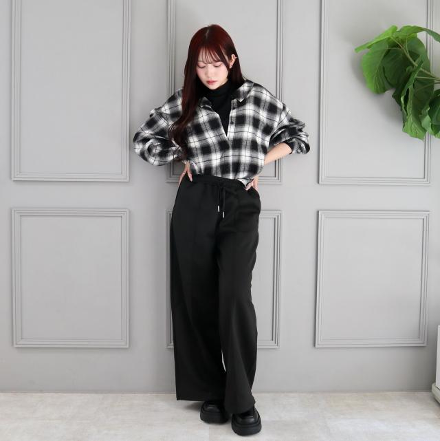 ダンボールセンターシームワイドイージーパンツ