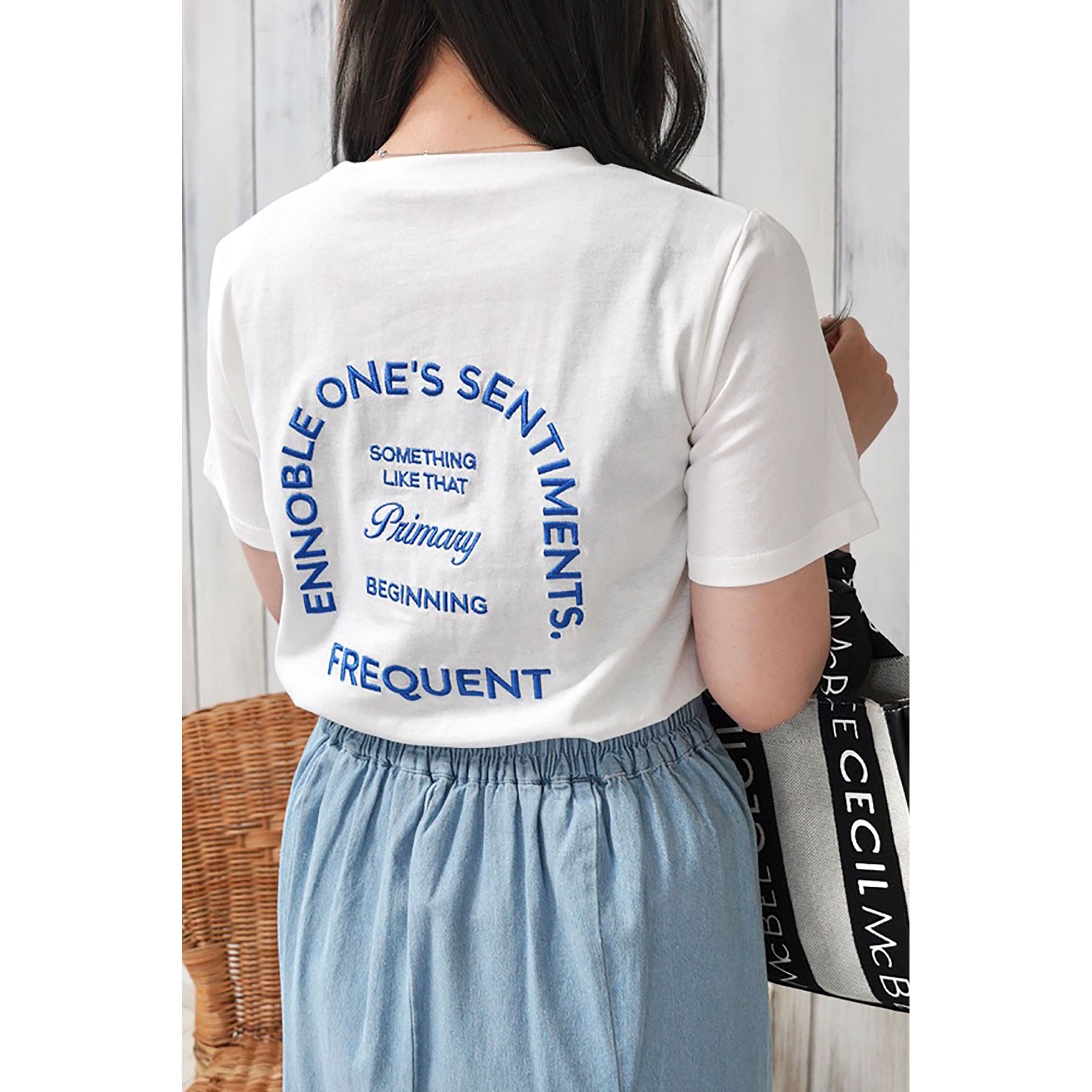 バック刺繍tシャツ カットソー Cecil Mcbee セシルマクビー ミーコレクト公式オンラインストア Mecollect Online Store セシルマクビー Cecil Mcbee バック刺繍tシャツ カットソー Cecil Mcbee セシルマクビー ミーコレクト公式オンラインストア Mecollect Online Store セシルマクビー Cecil Mcbee