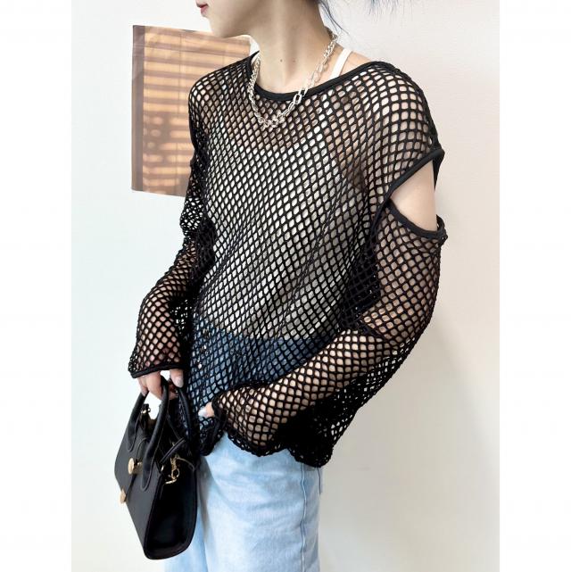 フィッシュネットプルオーバー