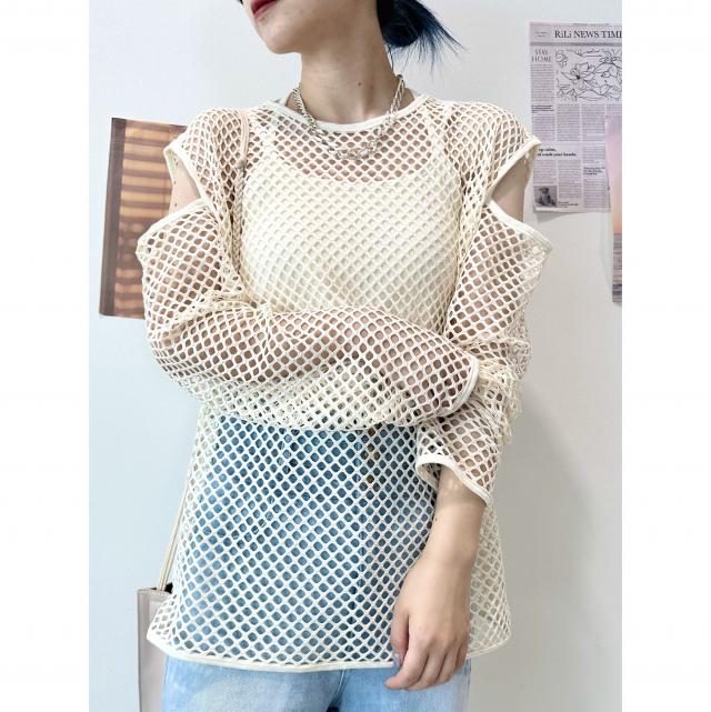 フィッシュネットプルオーバー