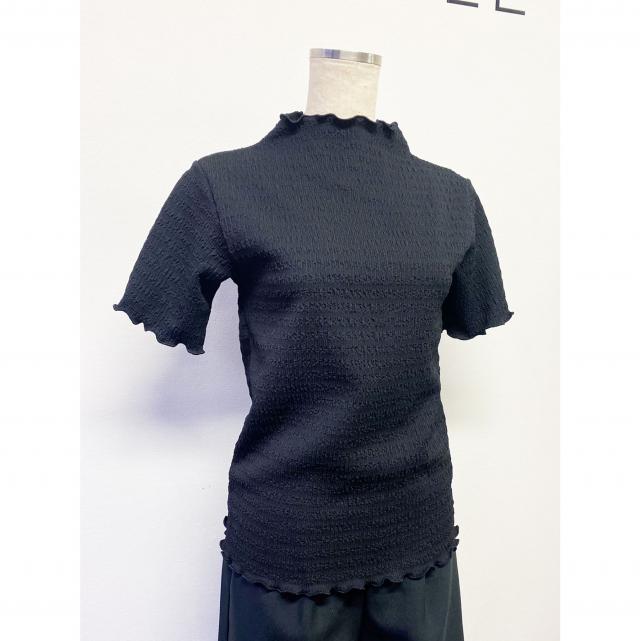 半袖ハイネックメロープルオーバー