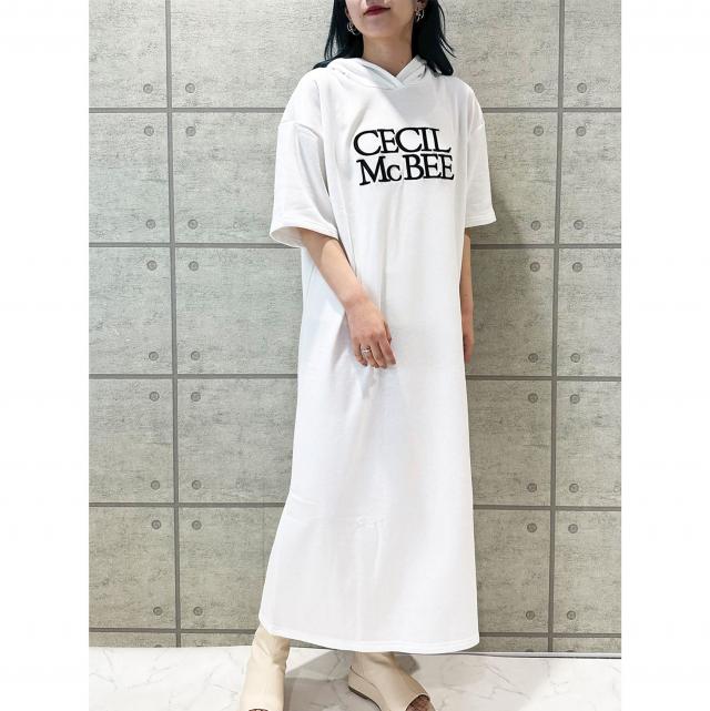 裏毛パーカーワンピース