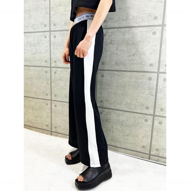 裏毛サイドラインパンツ