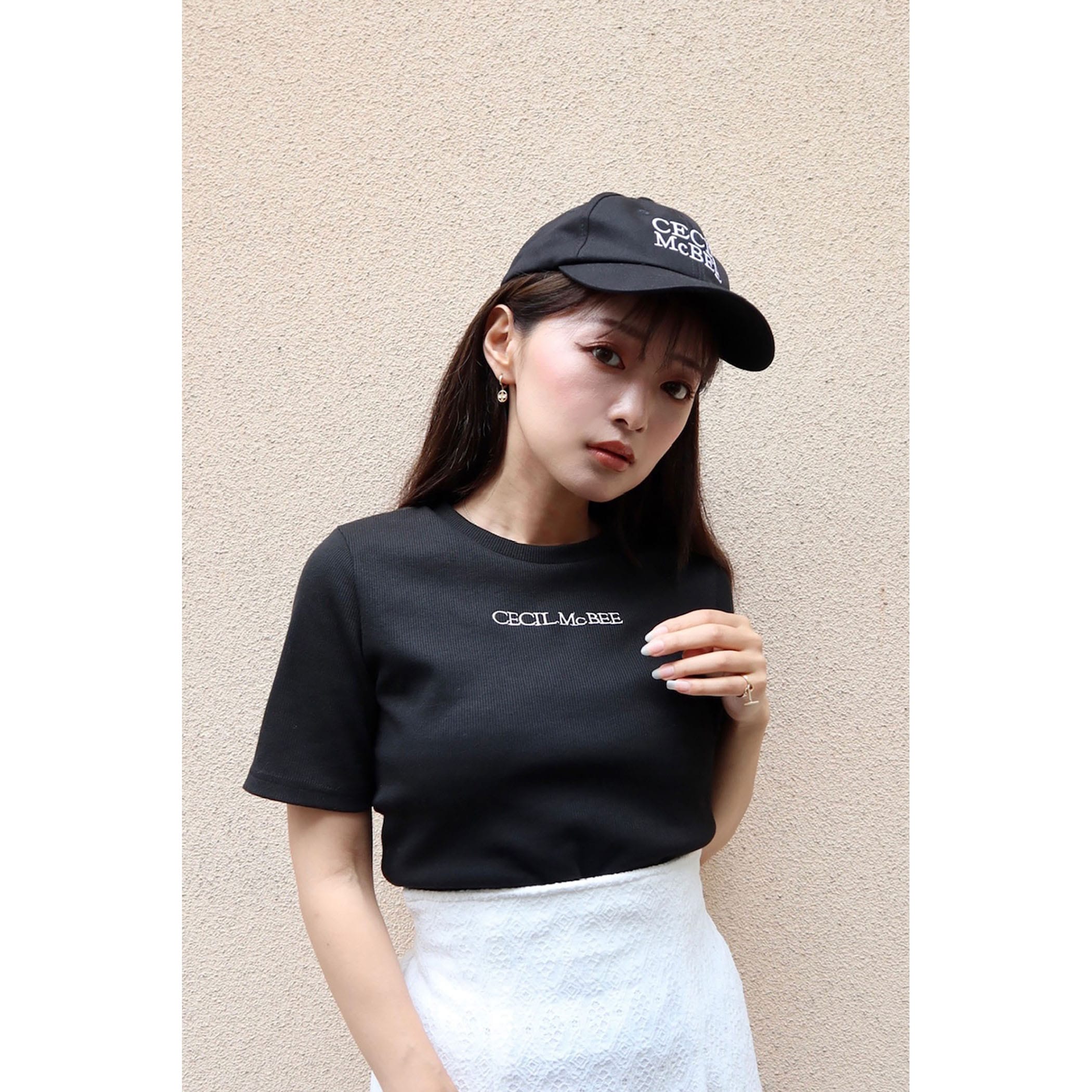 リブコンパクトTシャツ