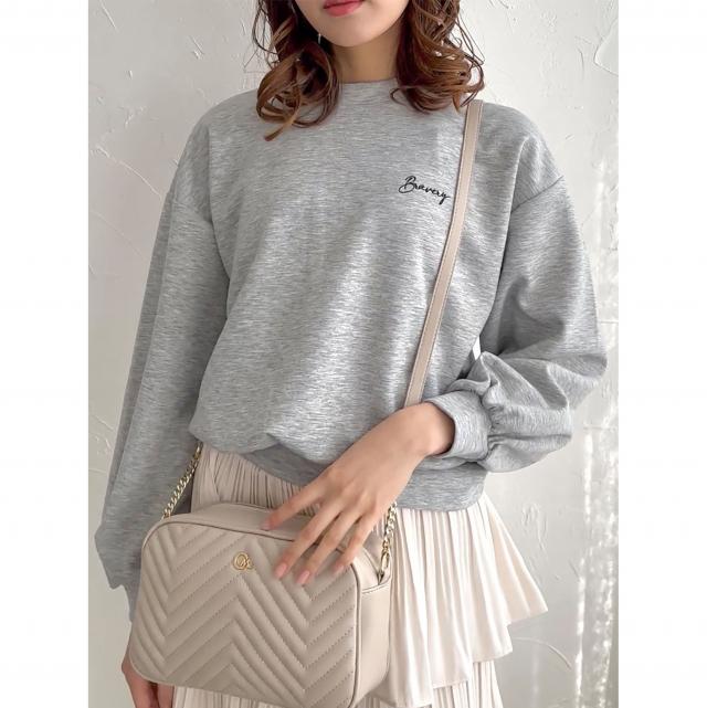 ダンボールニットプチハイネックプルオーバー