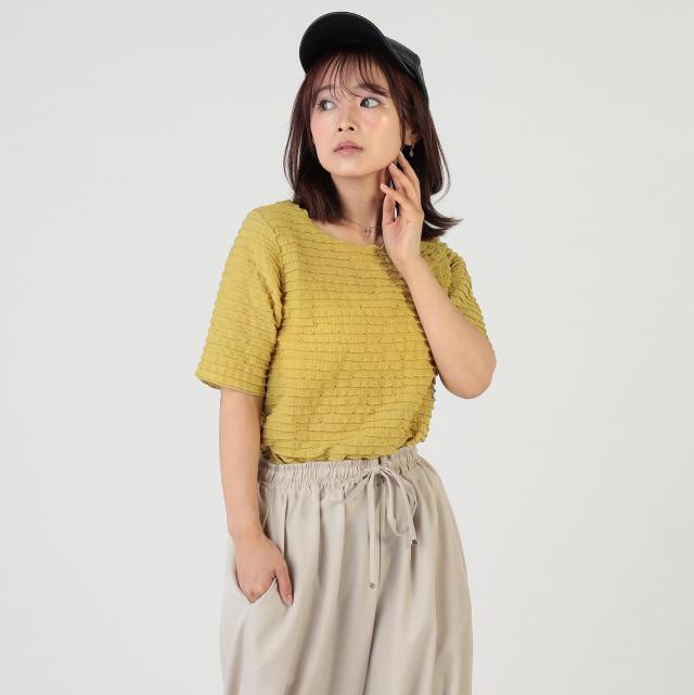 メローフリル半袖トップス