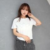 セシルマクビー❤スタッズ付パンツ＆刺繍ロゴトップス2点セット❤平成ギャル❤Y2K 未使用タグ付き セシルマクビー y2k 平成ギャル ロングTシャツ