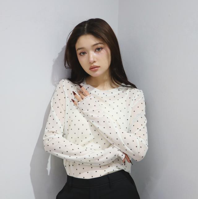 パワーネットクルーネックプルオーバー