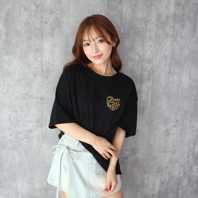 ハートロゴBIGシルエットTシャツ ハートロゴBIGシルエットTシャツ