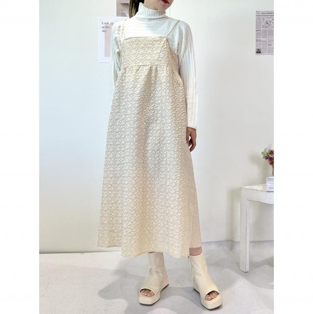 コード紐ストラップキャミワンピース