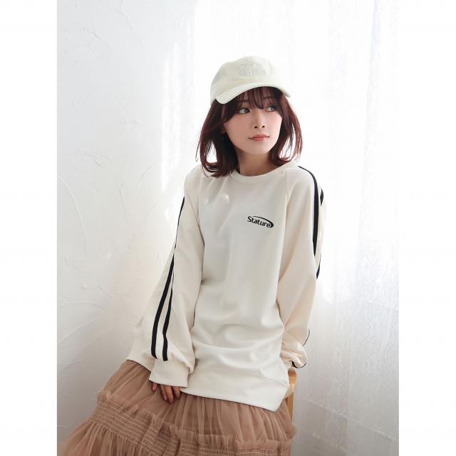 ラインジャージプルオーバー