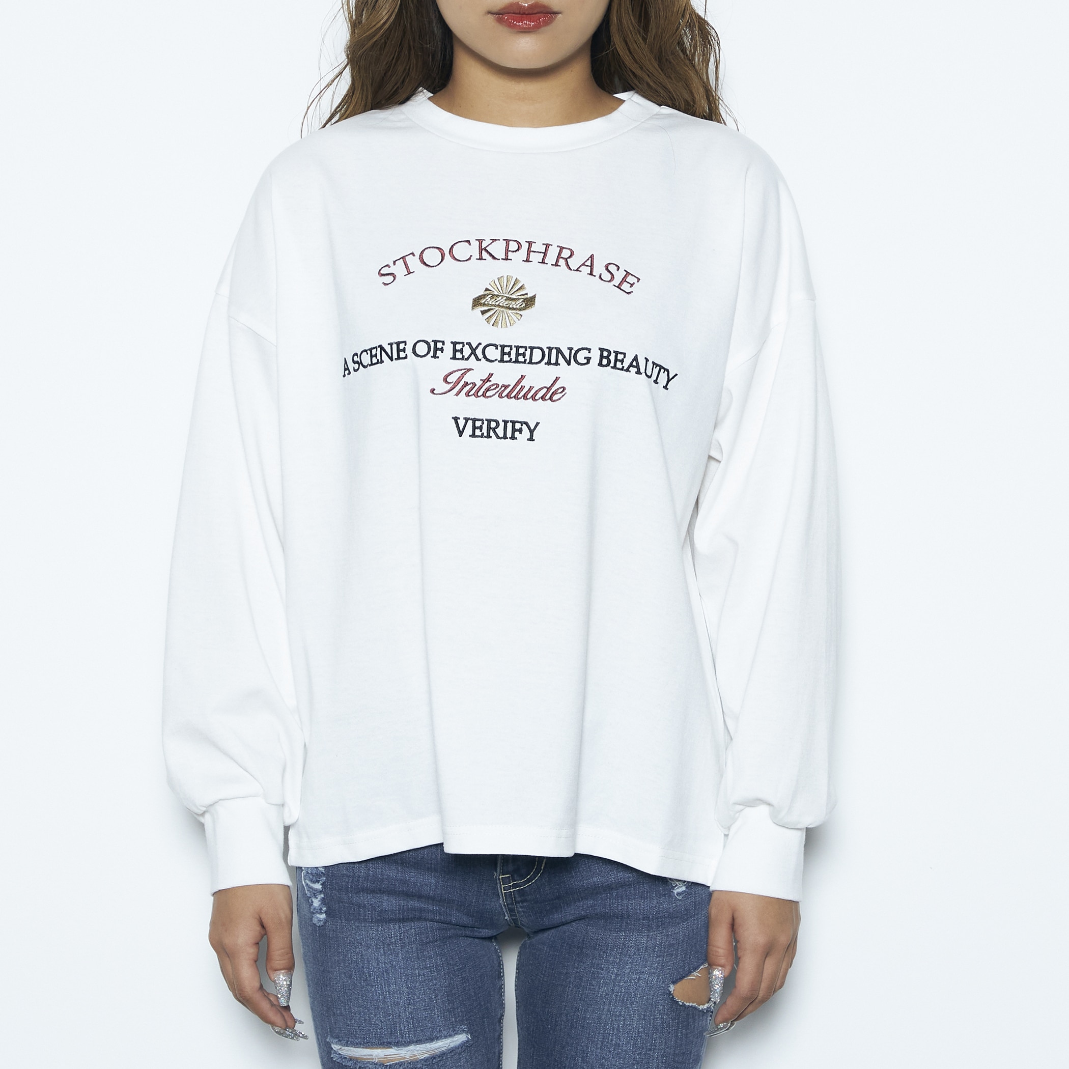 ロゴ刺繍短丈トップス カットソー Cecil Mcbee セシルマクビー ミーコレクト公式オンラインストア Mecollect Online Store セシルマクビー Cecil Mcbee ロゴ刺繍短丈トップス カットソー Cecil Mcbee セシルマクビー ミーコレクト公式オンラインストア Mecollect Online Store セシルマクビー Cecil Mcbee