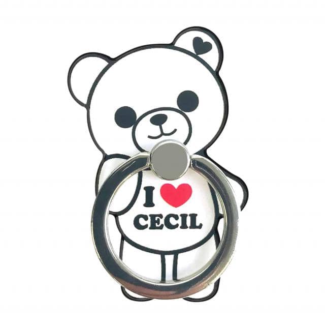 74076 ダイカットスマホリング CECILMcBEE　[セシルベア/BEIGEGOLD]
