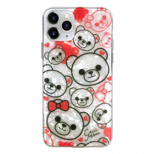 ベアフェイス背面ケース  iPhone12/12Pro