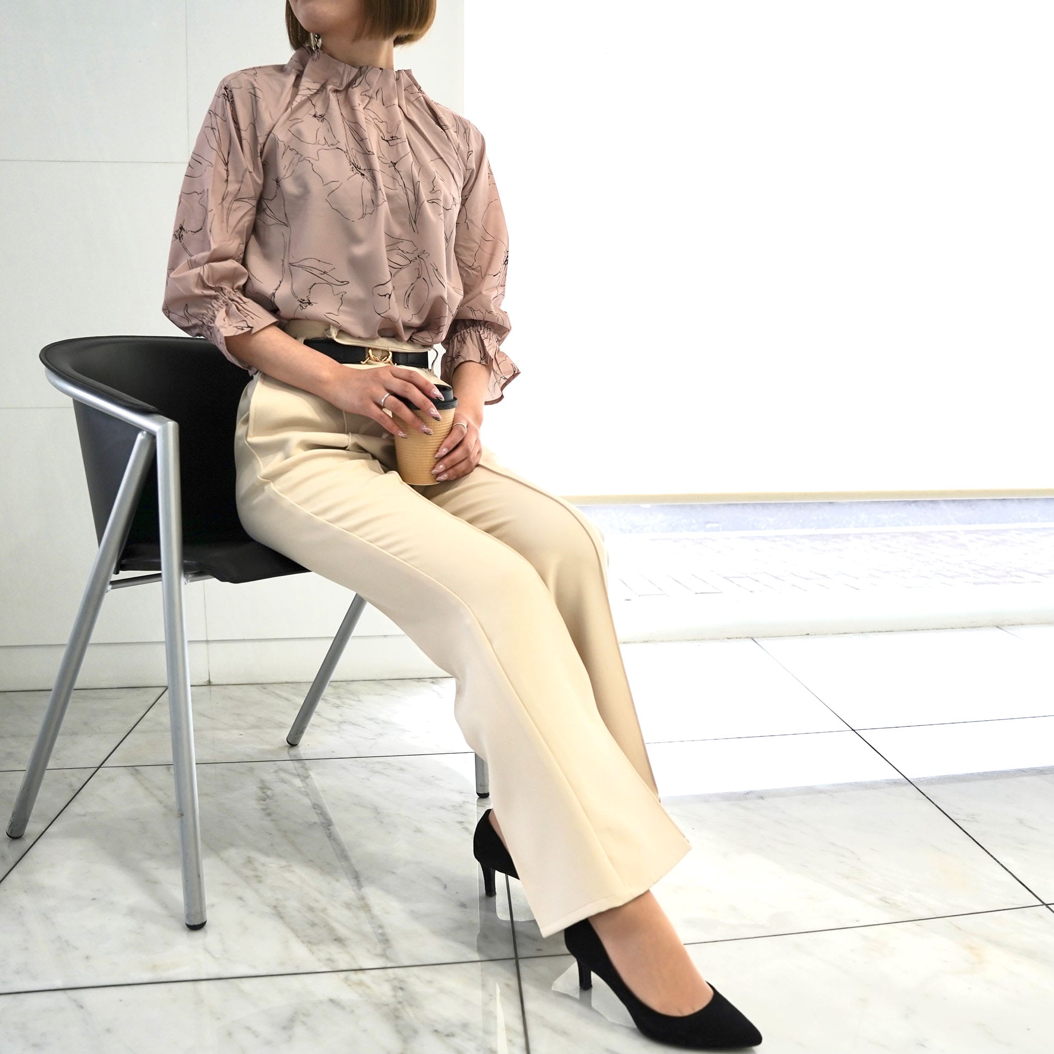 花柄ハイネックブラウス シャツ ブラウス Cecil Mcbee セシルマクビー ミーコレクト公式オンラインストア Mecollect Online Store セシルマクビー Cecil Mcbee