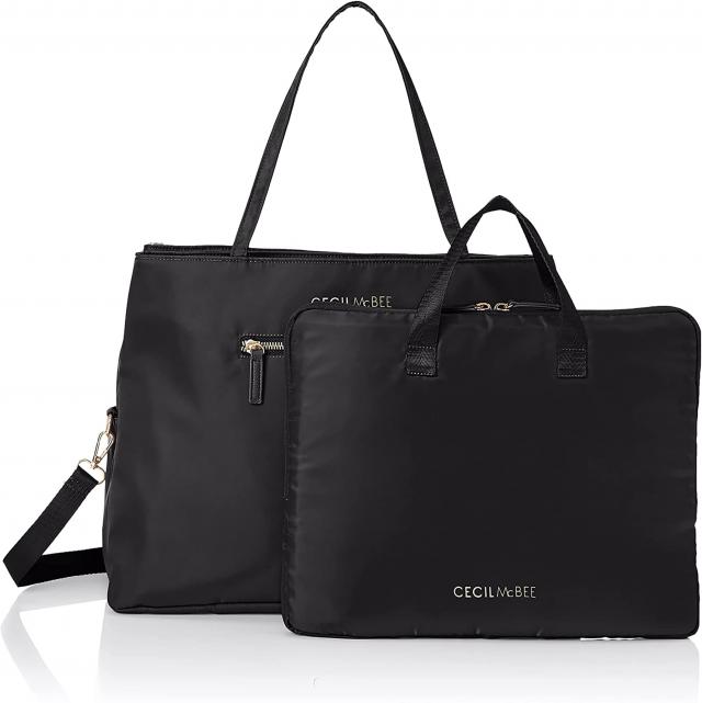 STYLISH NYLON/TOTE with PC BAG