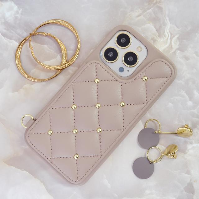 キルティング背面ケース iPhone 13Pro（iPhone 13兼用可）