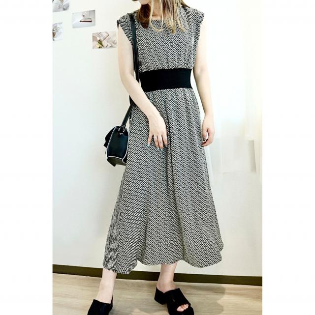 モノグラムウエストリブOP