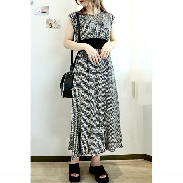 モノグラムウエストリブOP