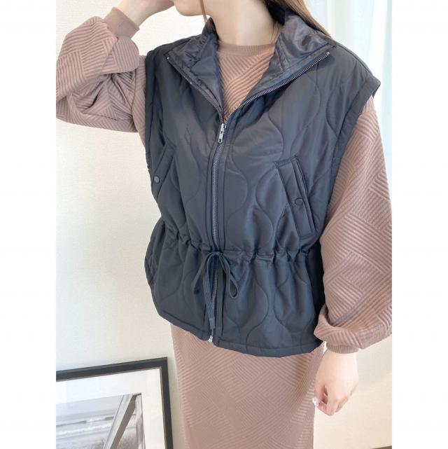 中綿キルティングベスト