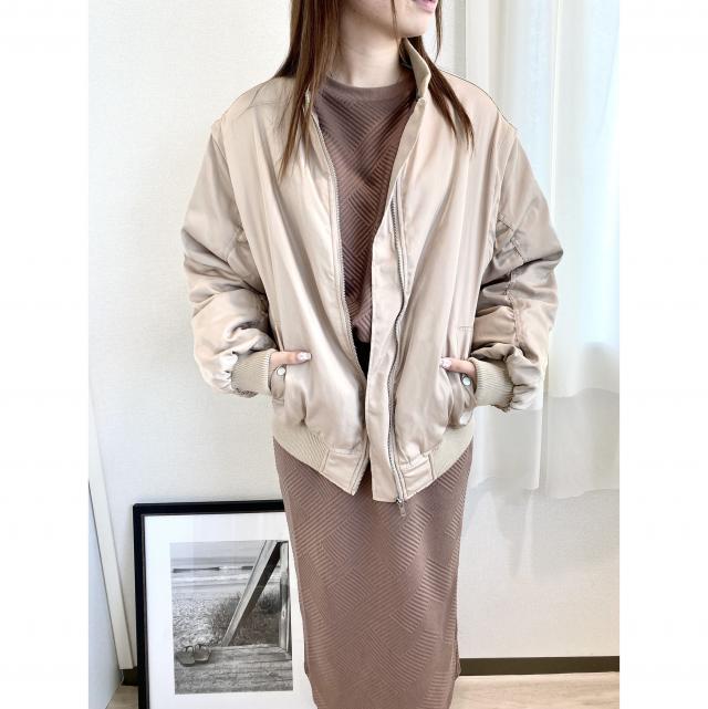 中綿入り2WAY MA-１ブルゾン