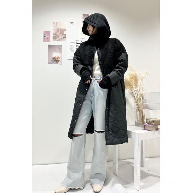 モヘアタッチバラクラバ＆アームウォーマーSET