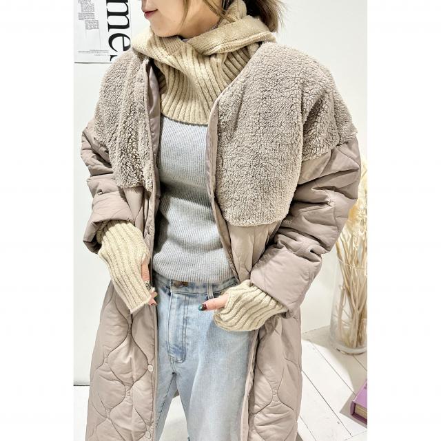 モヘアタッチバラクラバ＆アームウォーマーSET