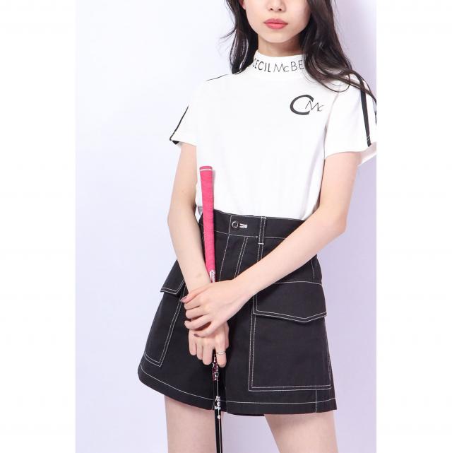 スリーブラインモックネックSS