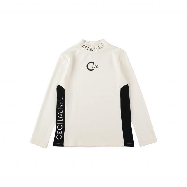 スリーブラインモックネックLS