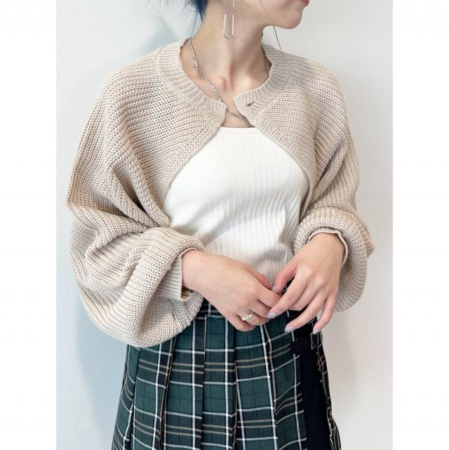 ２WAYクロップドボレロ