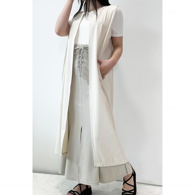 ポケットパール付きジレ