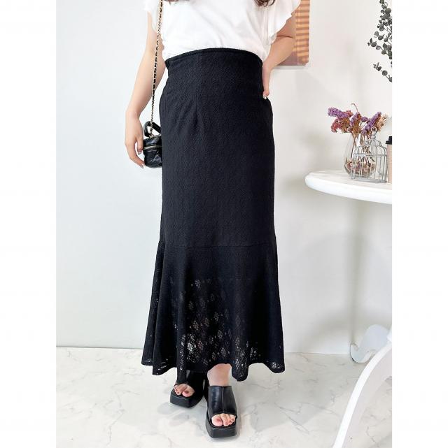 ニットジャガードマーメイドスカート