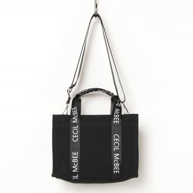 CANVAS LOGO TAPE  トートM