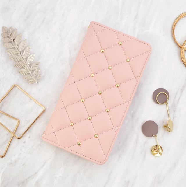 iPhone14Pro [キルティング手帳ケース]