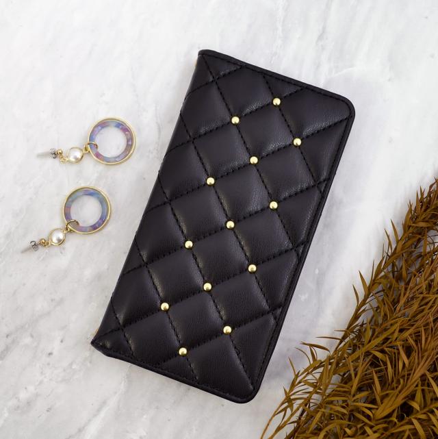 iPhone14/13 [キルティング手帳ケース]