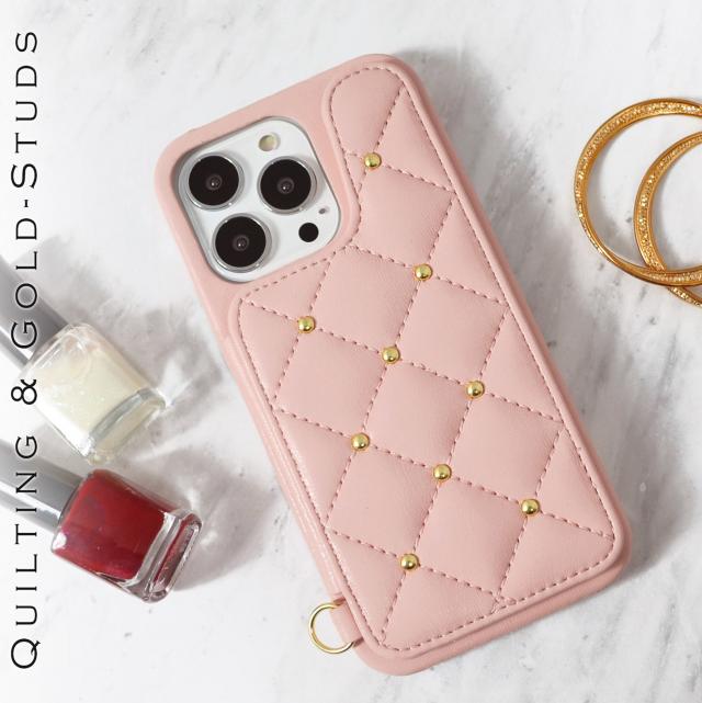 iPhone14Pro [キルティング背面ケース]